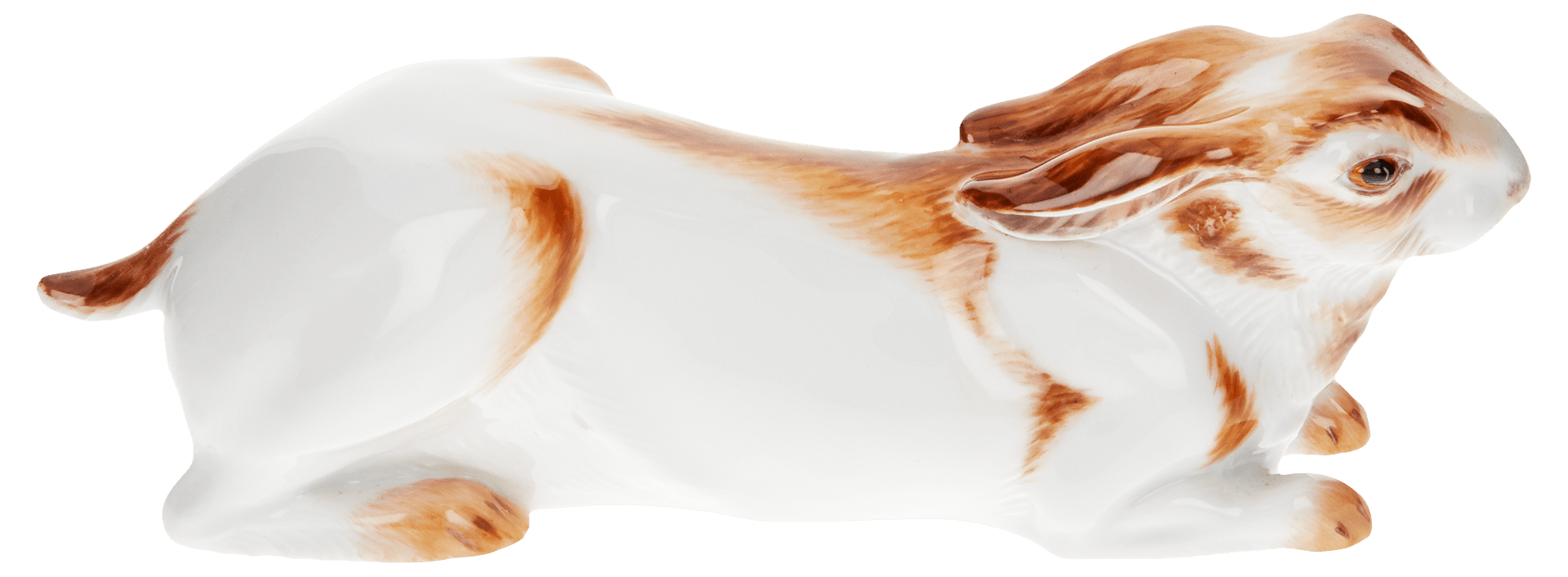 Figur Hase, bunt staffiert, H 5 cm | Meissen Figuren Individuell 900100 - 78900 - Meissen Weimar