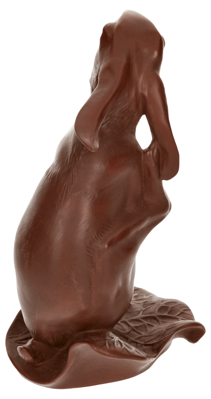 Figur Hase, Meissen Figuren - Edition Böttgersteinzeug, H 12 cm | Meissen Figuren Böttgersteinzeug 000002 - 86218 - Meissen Weimar