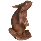 Figur Hase, Meissen Figuren-Edition Böttgersteinzeug, H 12 cm | Meissen Figuren Böttgersteinzeug