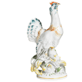 Figur Henne mit Küken, handbemalt, H 39 cm | Meissen Exklusiv-Kollektion