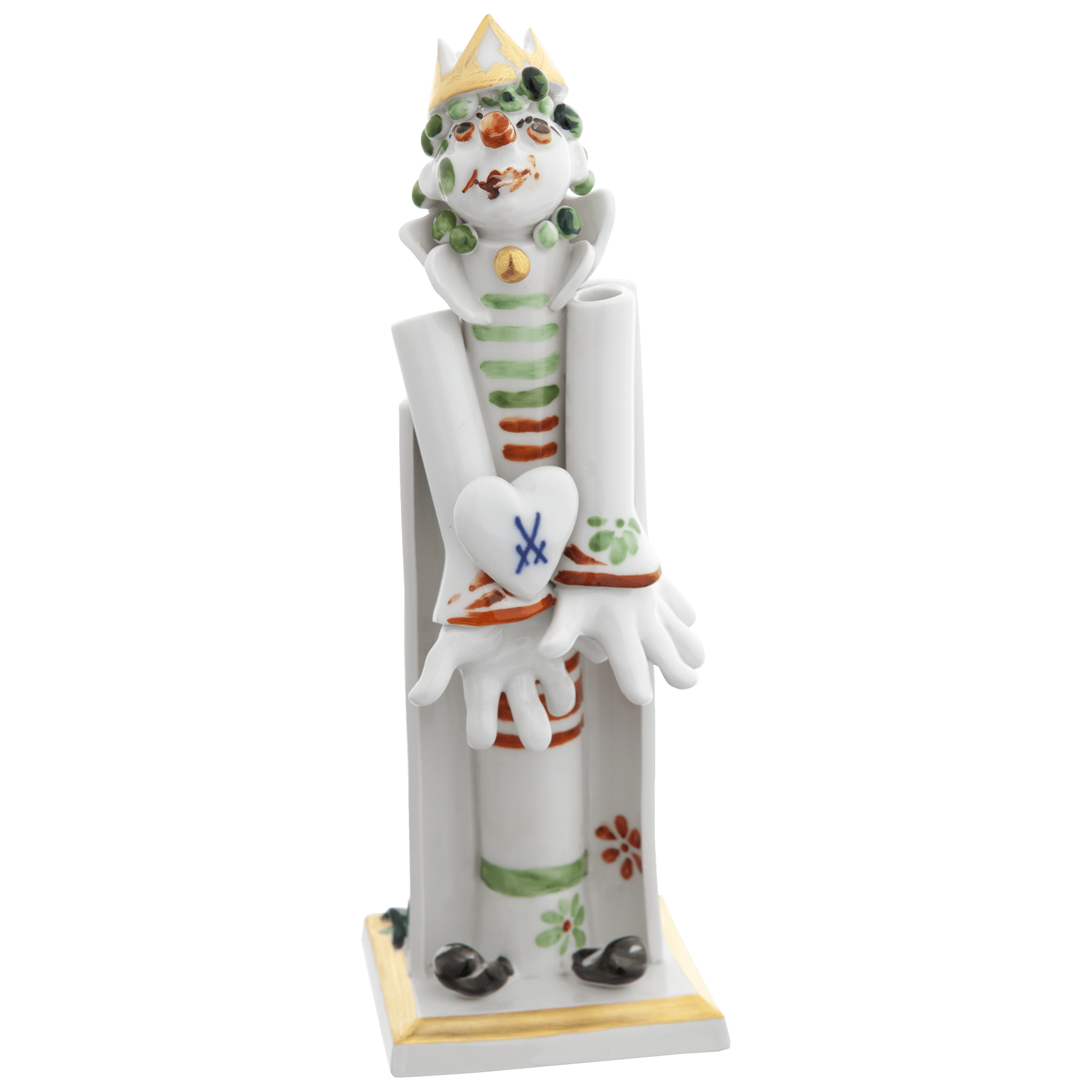 Figur Herz für Weißes Gold, H 21 cm | Meissen Figuren Individuell 900300 - 83580 - Meissen Weimar