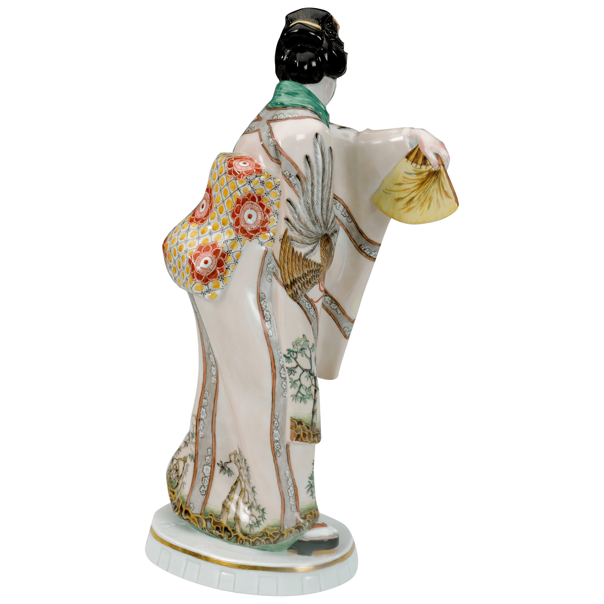 Figur Japanerin mit Fächer, H 22 cm | Meissen Exklusiv - Kollektion 919880 - 65534 - Meissen Weimar