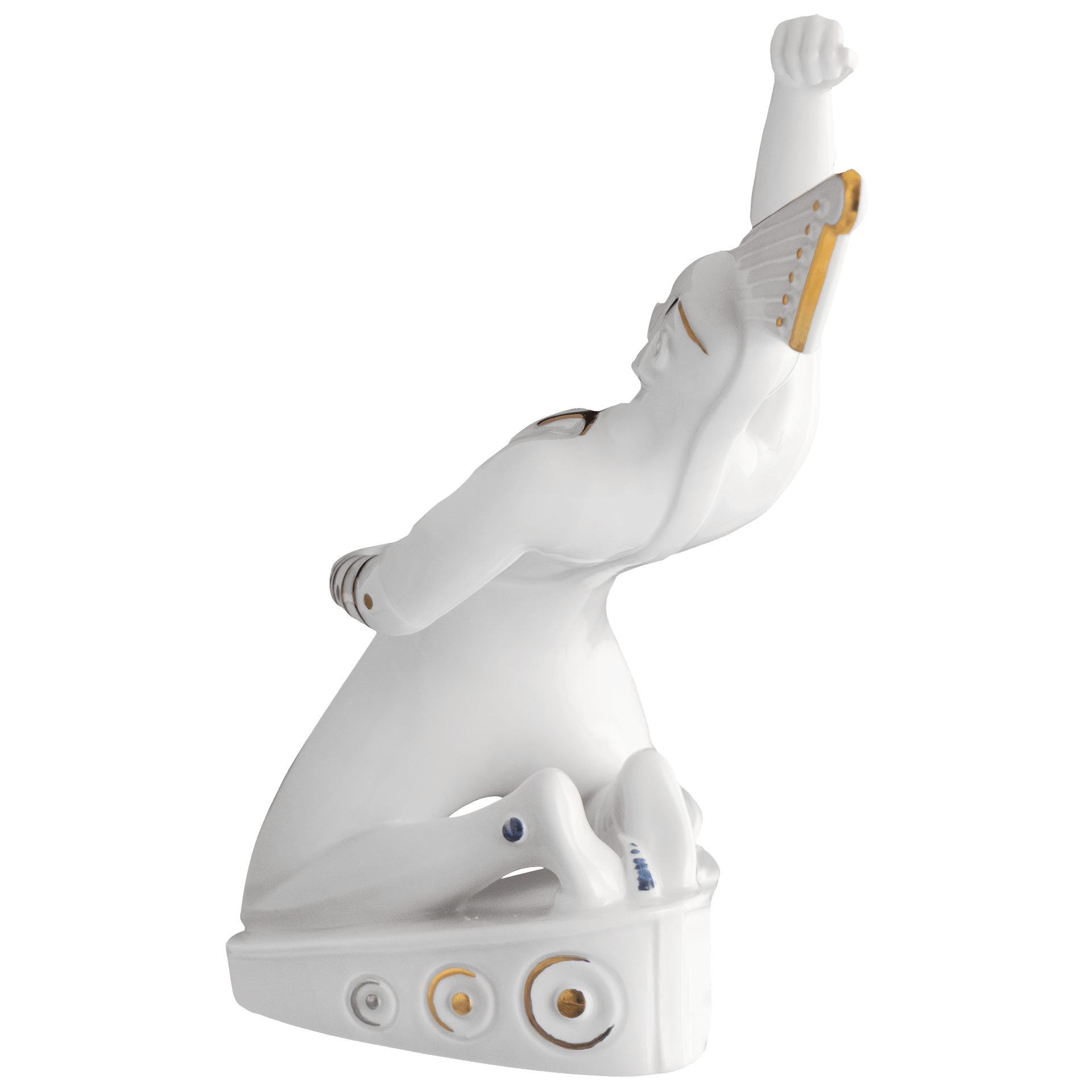 Figur Jay Tarro, Porzellan, H 19 cm | Meissen Figuren - Edition Orchester Kuriosum 90a498 - 78052 - Meissen Weimar