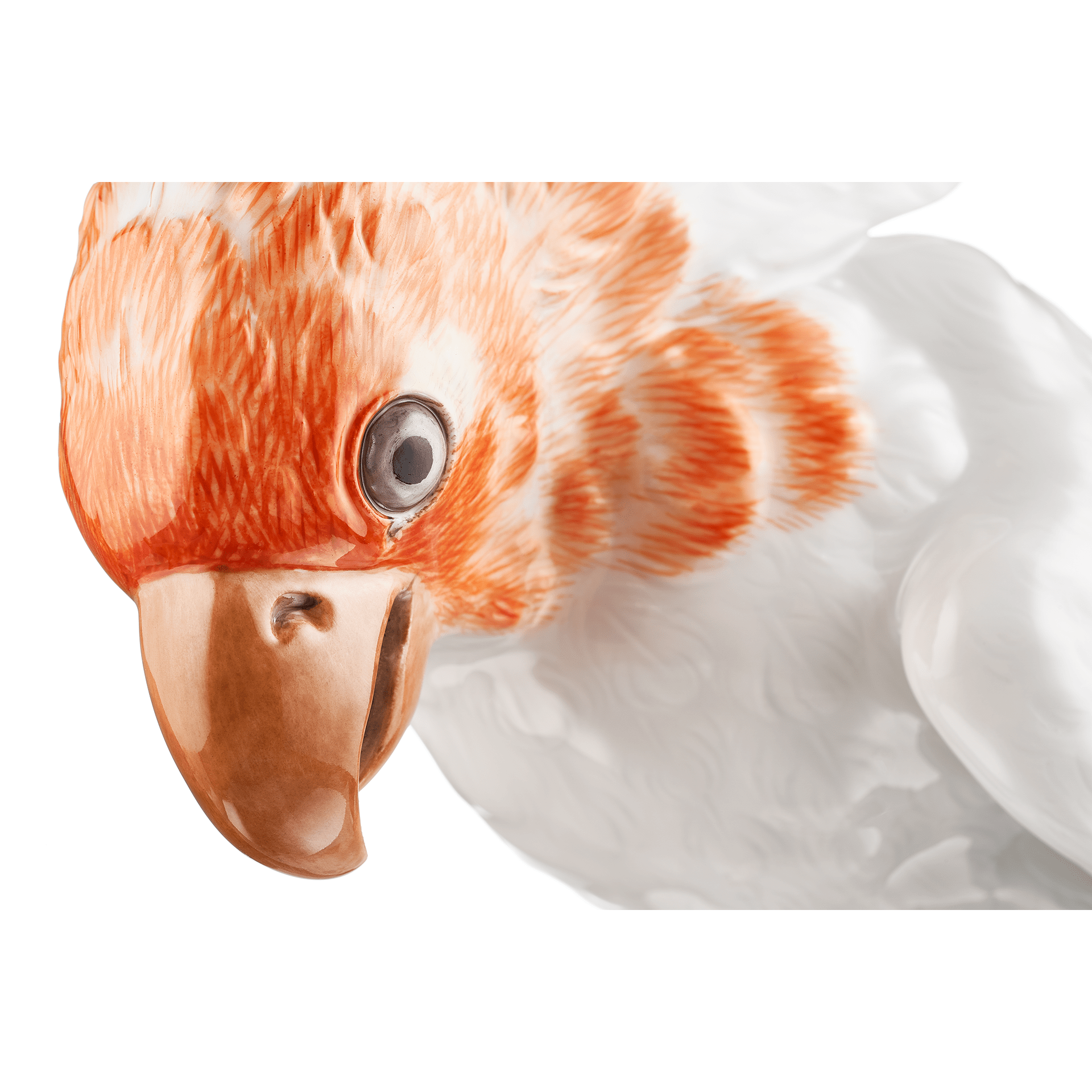 Figur Kakadu, weiß, H 25 cm | Meissen Einzelplastik 90c100-77035 - Meissen Weimar