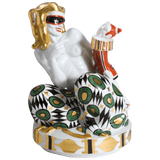 Figur Karneval, bunt und gold staffiert, H 20,5 cm | Meissen Limitierte Meisterwerke