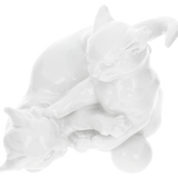 Figur Katzengruppe Weiß H 10 cm | Meissen Figuren Individuell