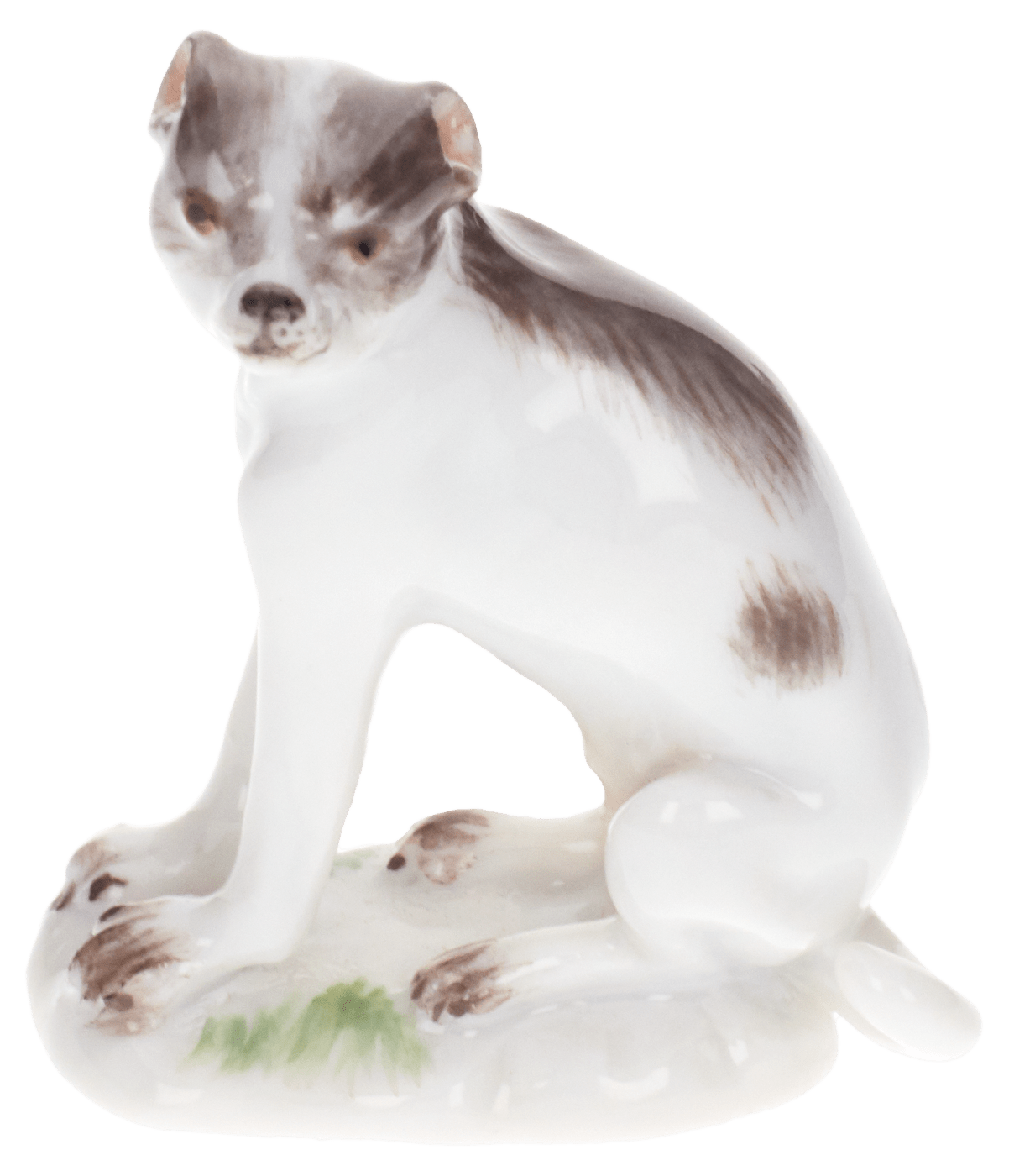 Figur Kleines Hündchen, bunt staffiert, H 3.5 cm | Meissen Figuren Individuell 900100 - 78861 - Meissen Weimar