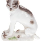 Figur Kleines Hündchen, bunt staffiert, H 3.5 cm | Meissen Figuren Individuell