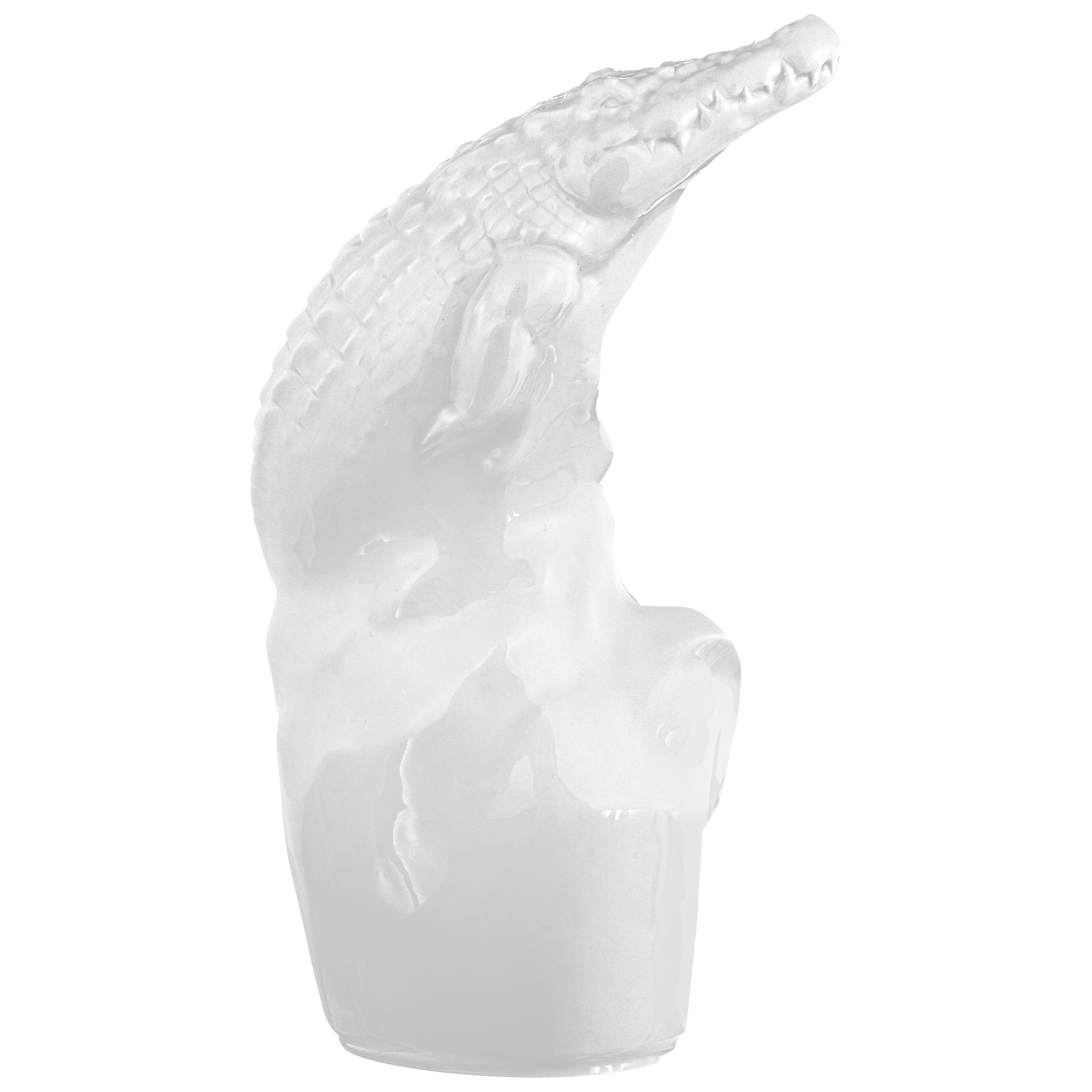 Figur Krokodil Weiß, H 17 cm | Meissen Figuren Individuell 000001 - 78038 - Meissen Weimar