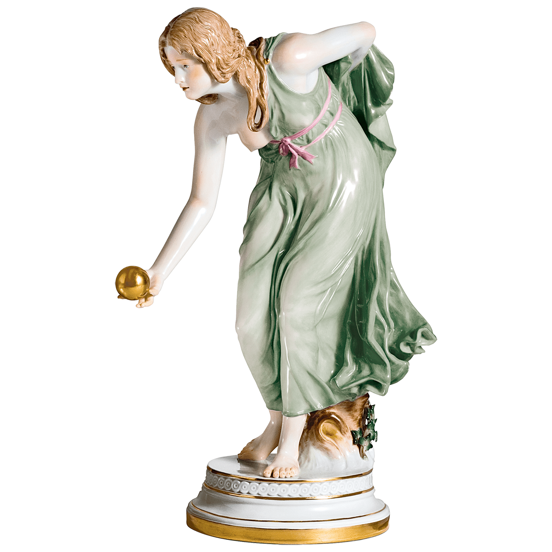 Figur Kugelspielerin, H 36 cm | Meissen Exklusiv - Kollektion 900380 - 73414 - Meissen Weimar