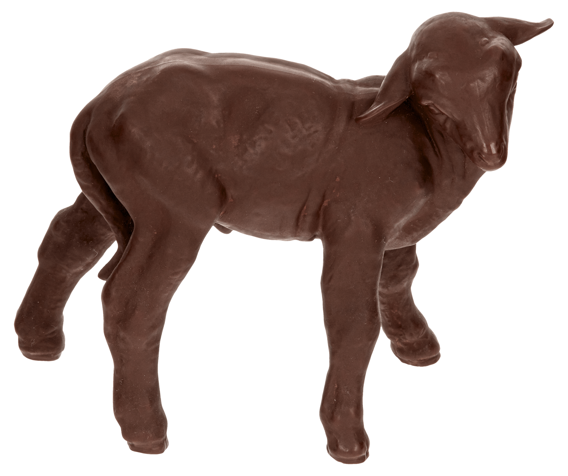 Figur Lamm, Böttgersteinzeug, H 14 cm | Meissen Böttgersteinzeug 000002 - 86112 - Meissen Weimar