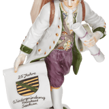 Figur Landkartenhändler, Porzellan, H 19 cm | Meissen Limitierte Meisterwerke