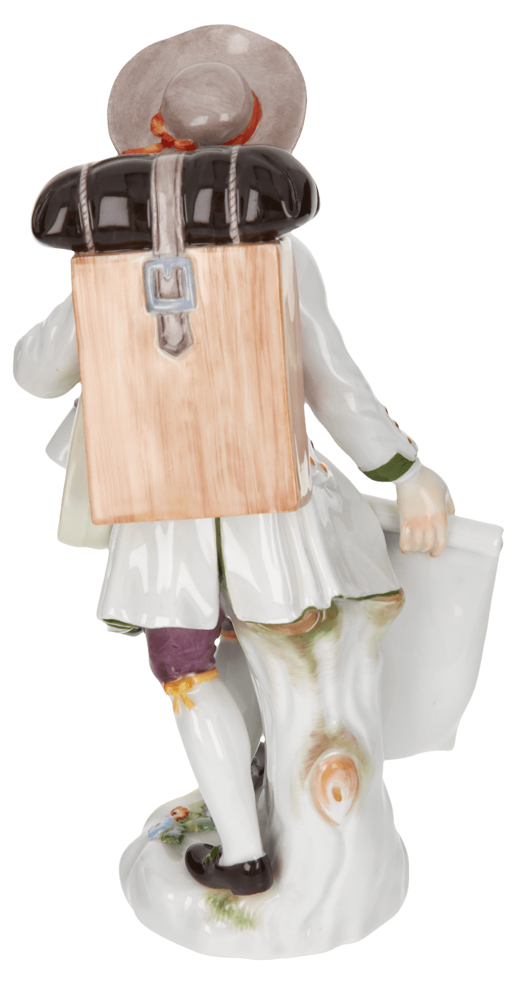 Figur Landkartenhändler, Porzellan, H 19 cm | Meissen Limitierte Meisterwerke 90a295 - 73099 - Meissen Weimar