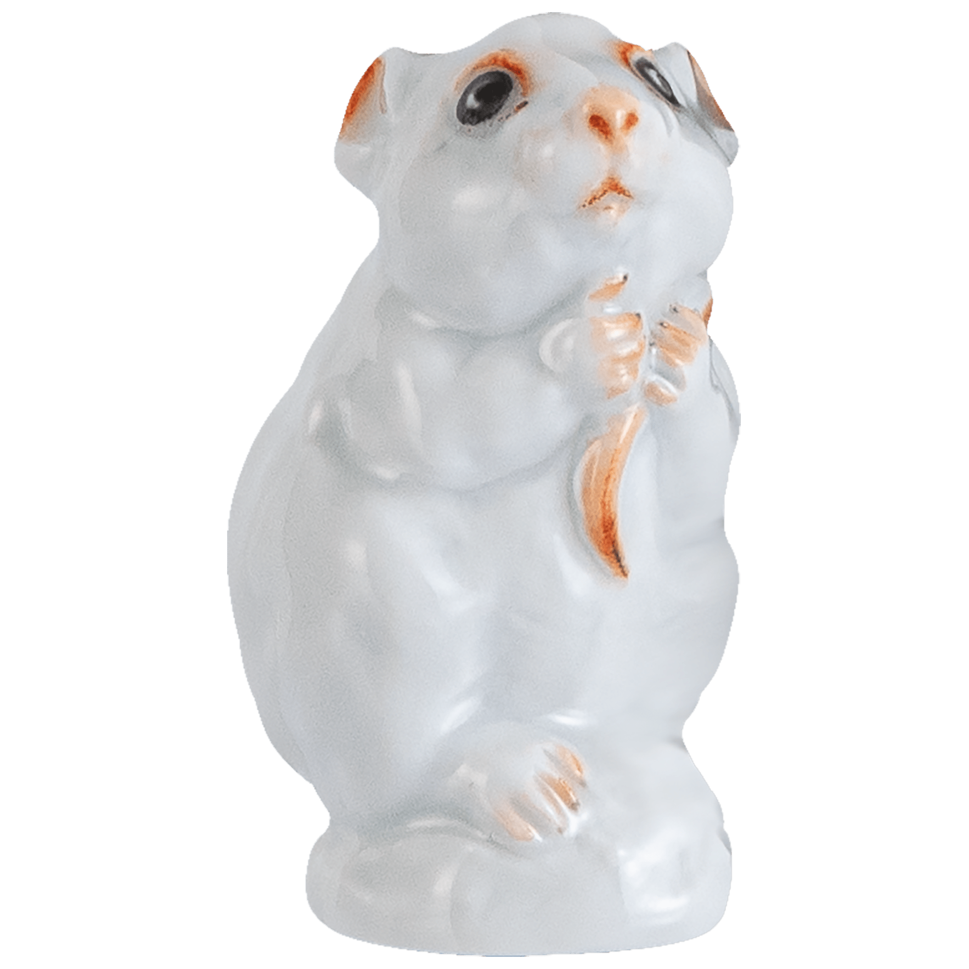 Figur Maus Tierkind, Rot staffiert, H 4,7 cm | Meissen Figuren - Edition Tierkinder 90a426 - 78008 - Meissen Weimar