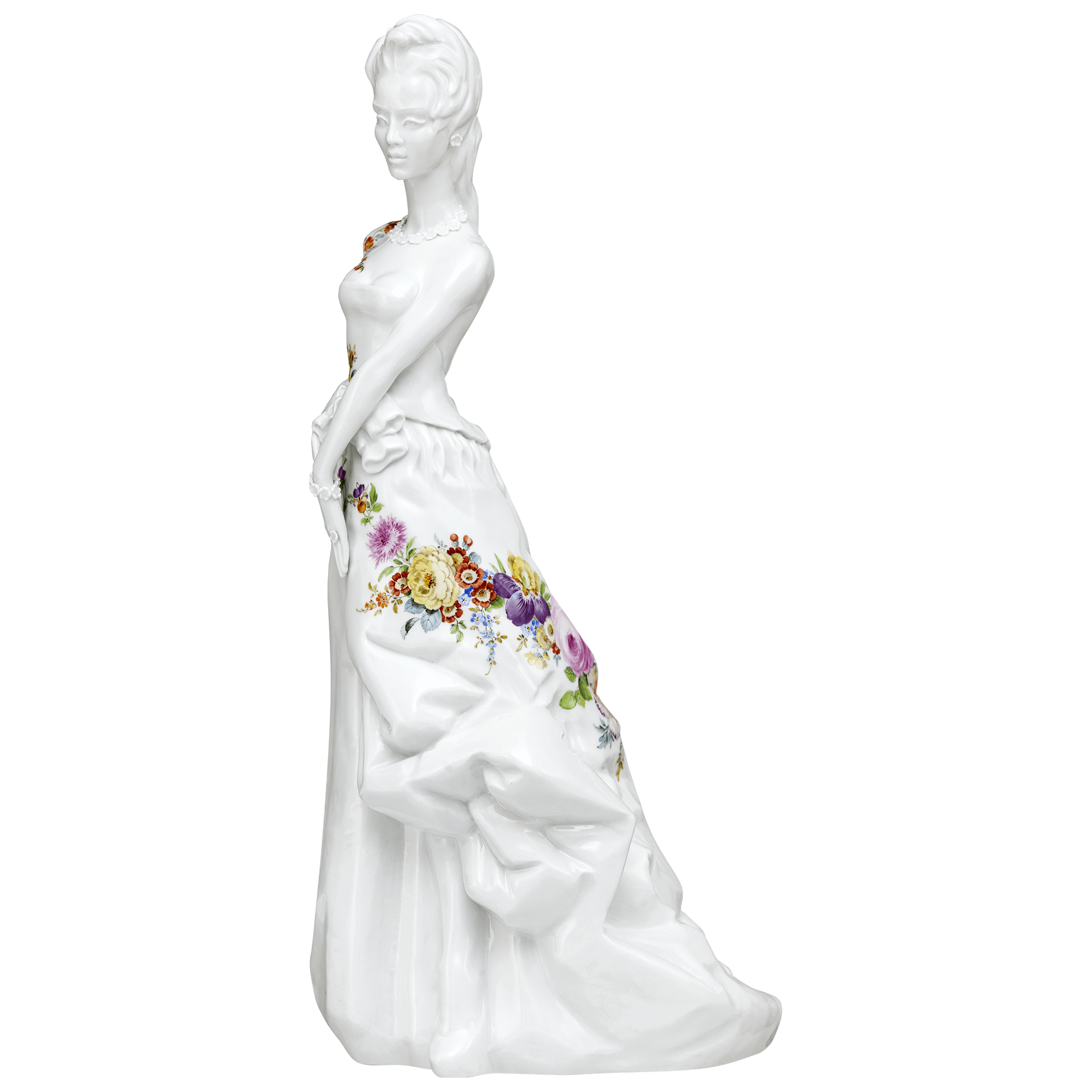 Figur "Model" klein, Blumenpracht, H 35 cm | Meissen Limitierte Meisterwerke 225584 - 73705 - Meissen Weimar
