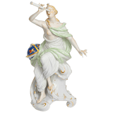 Figur Muse Urania mit Mythologie der Sterne, Porzellan, H 46 cm | Meissen Limitierte Meisterwerke