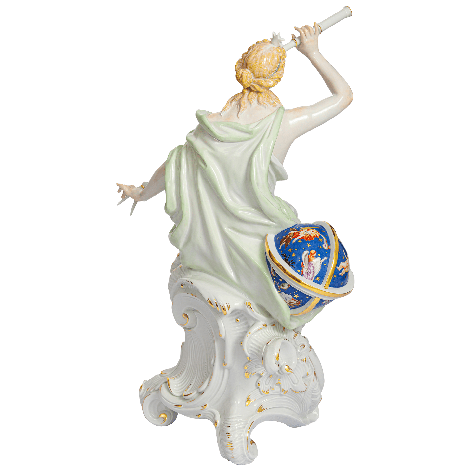 Figur Muse Urania mit Mythologie der Sterne, Porzellan, H 46 cm | Meissen Limitierte Meisterwerke 90b084 - 70511 - Meissen Weimar