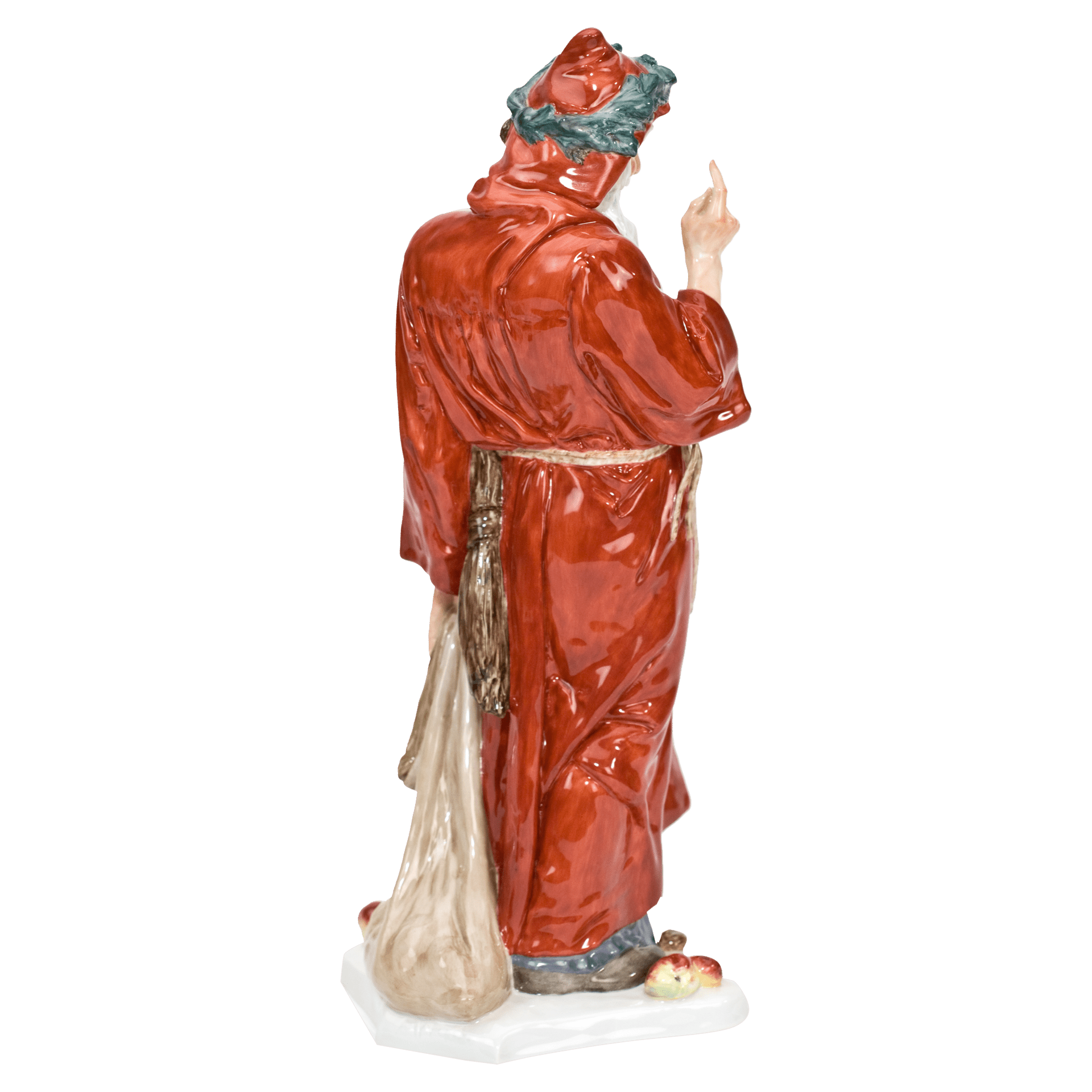 Figur Nikolaus, Bunt, H 30 cm | Meissen Einzelplastik 90a141 - 73547 - Meissen Weimar