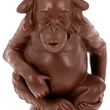 Figur Orang-Utan Böttgersteinzeug H 18 cm | Accessoires Meissen Böttgersteinzeug