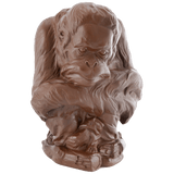 Figur Orang Utan Böttgersteinzeug, H 36 cm | Meissen Limitierte Meisterwerke