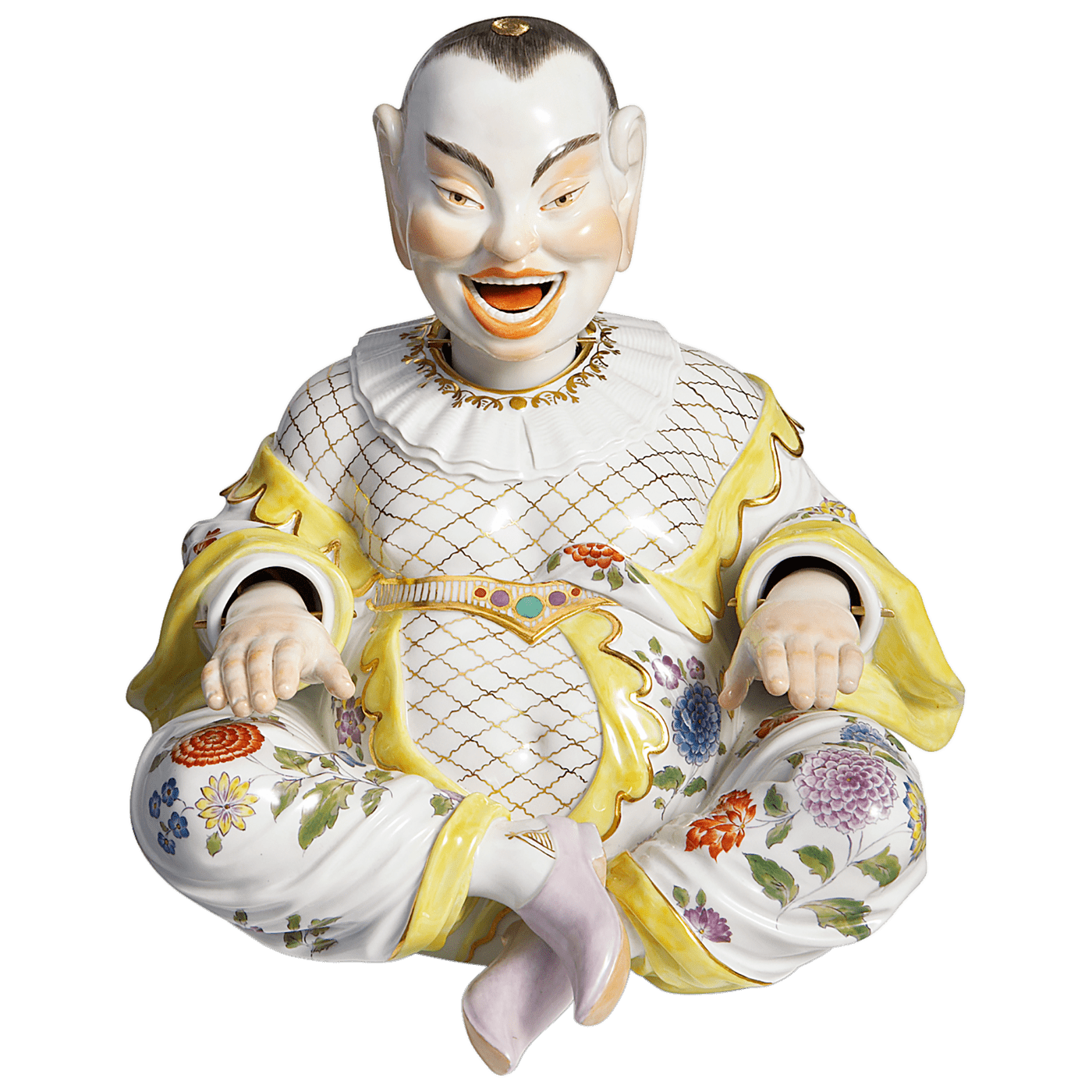 Figur Pagode männlich, handbemalt, H 21 cm | Meissen Exklusiv - Kollektion 900380 - 67829 - Meissen Weimar