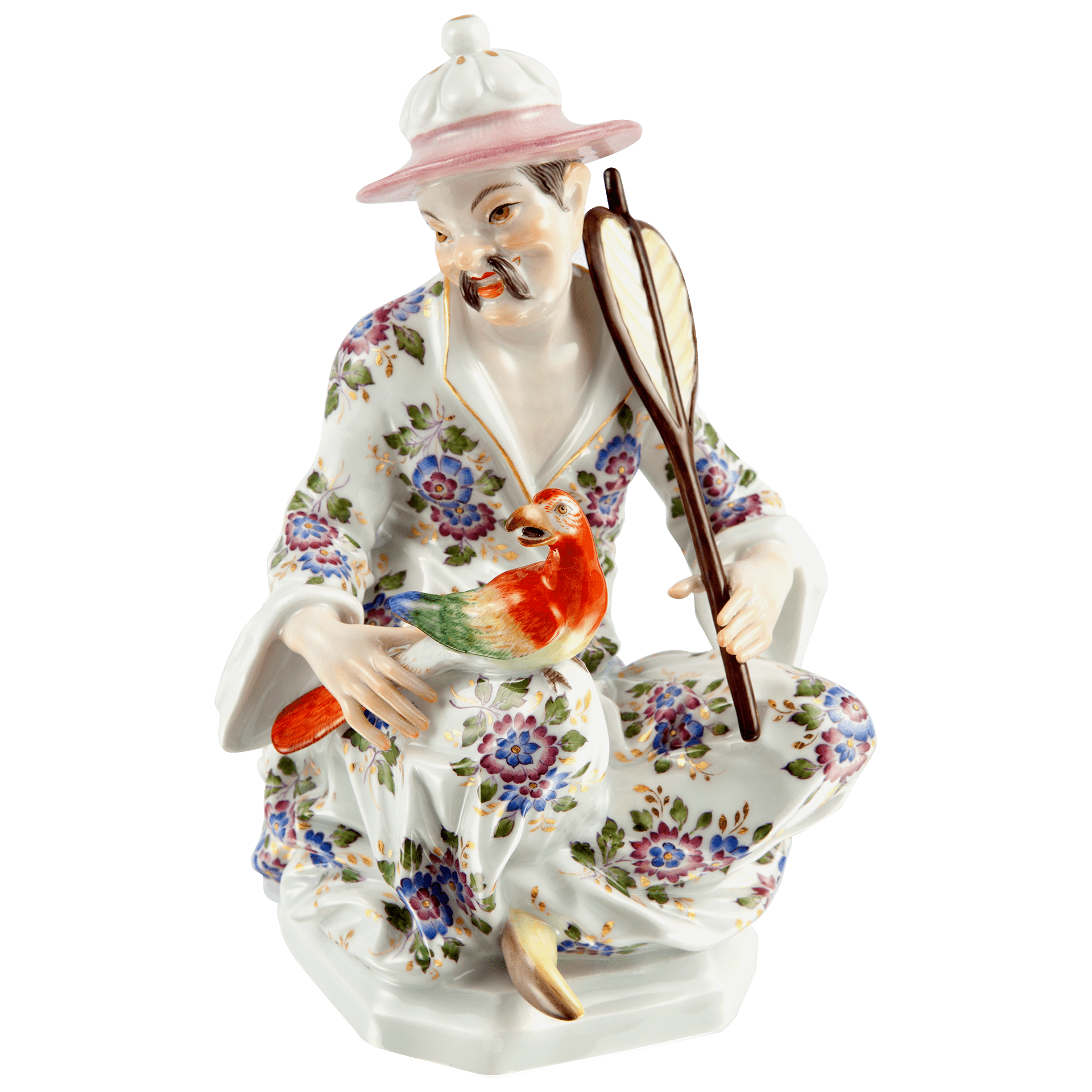 Figur Pagode mit Papagei Höhe 18 cm Limitierte Meisterwerke | Meissen Limitierte Meisterwerke 900384 - 67062 - Meissen Weimar