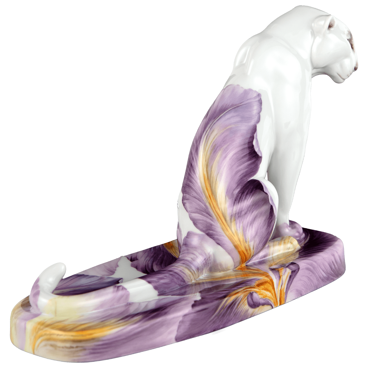 Figur Panther, Giant Bloom, H 14 cm | Meissen Limitierte Meisterwerke 90a774 - 78723 - Meissen Weimar
