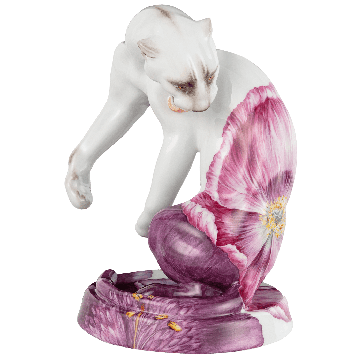 Figur, Panther, H 17 cm, limitiert | Meissen Limitierte Meisterwerke 90a774 - 78734 - Meissen Weimar