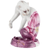 Figur, Panther, H 17 cm, limitiert | Meissen Limitierte Meisterwerke