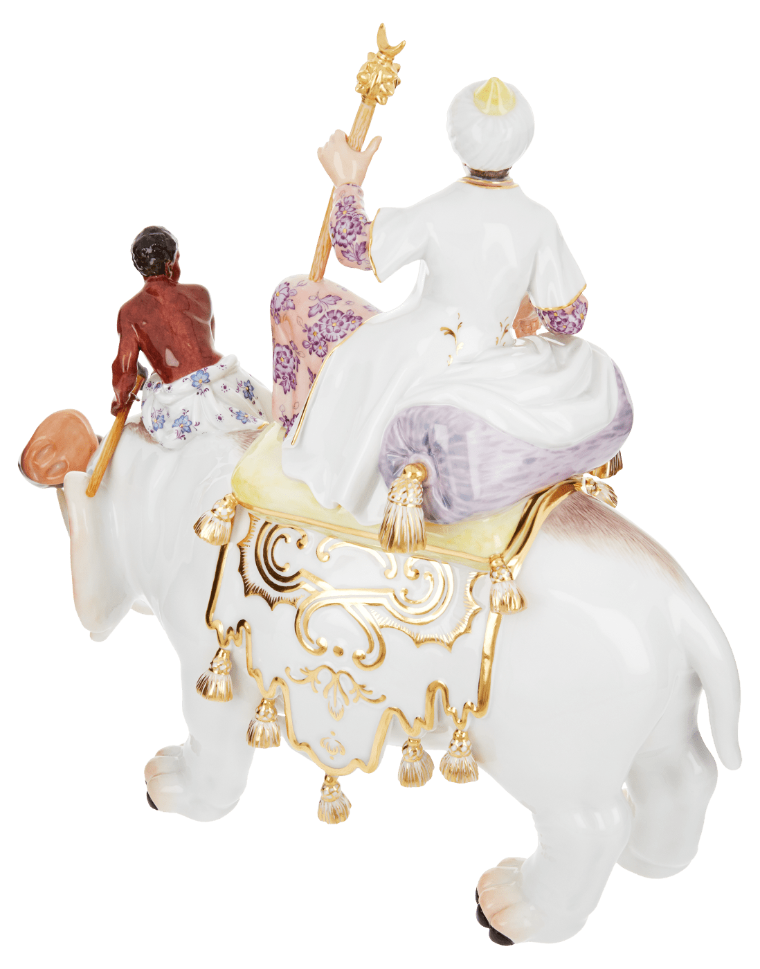 Figur Perser auf Elefant, H 28 cm | Meissen Exklusiv - Kollektion 900380 - 67019 - Meissen Weimar