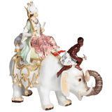 Figur Perserin auf Elefant, H 26 cm | Meissen Exklusiv-Kollektion