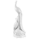 Figur Pfauengruppe Weiß, H 49 cm | Meissen Limitierte Meisterwerke