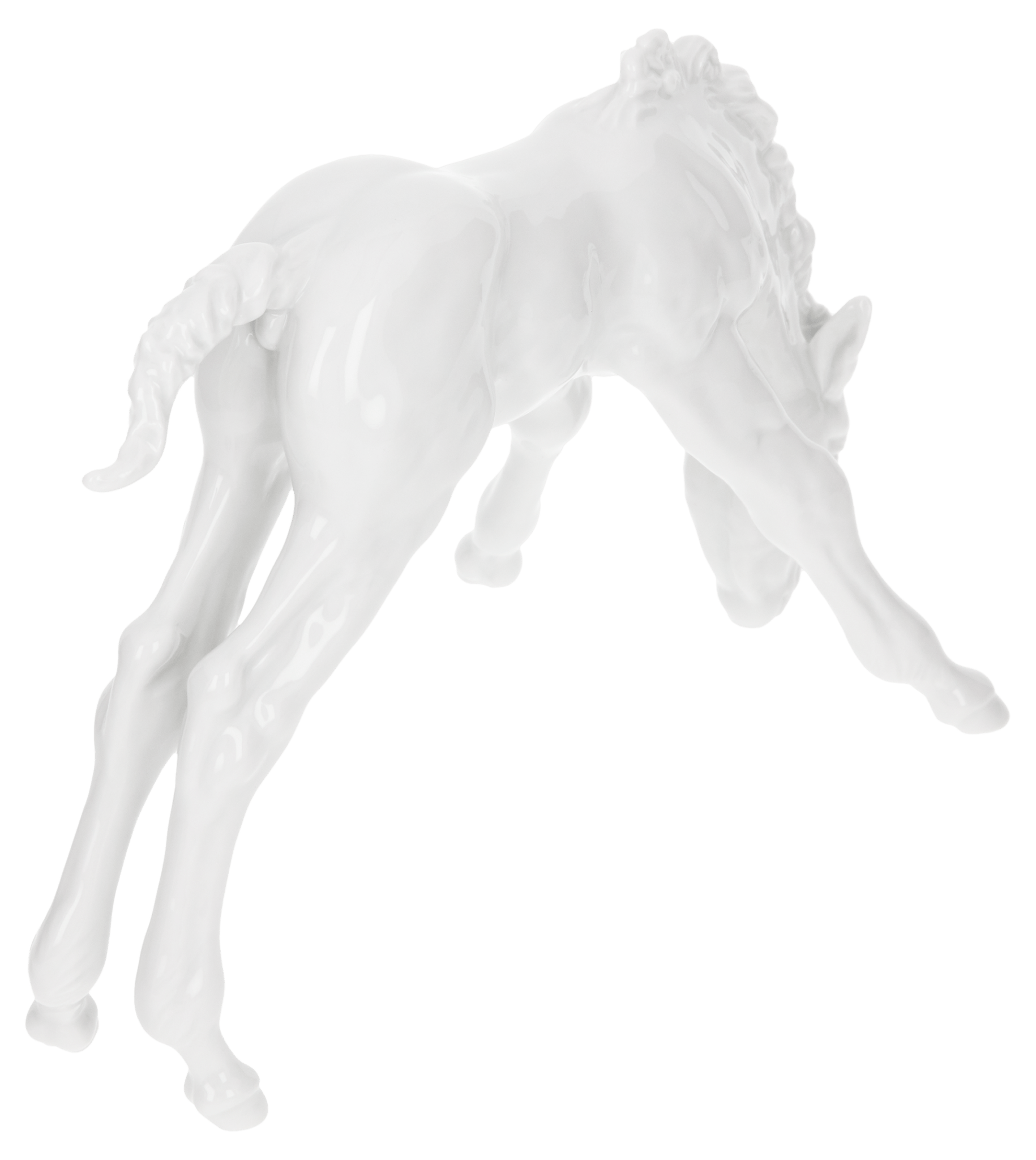 Figur Pferd Fohlen, Weiß, H 11,5 cm | Meissen Figuren Individuell 000001 - 78721 - Meissen Weimar