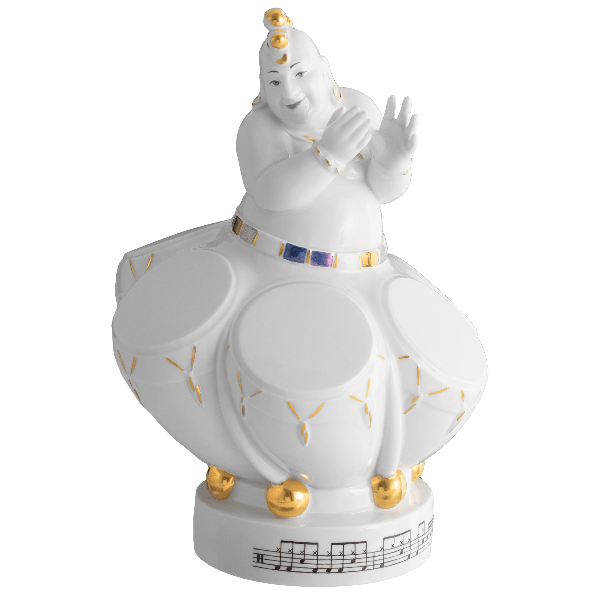 Figur Pierre Cussion, H 24 cm | Meissen Figuren - Edition Orchester Kuriosum 90a498 - 78053 - Meissen Weimar