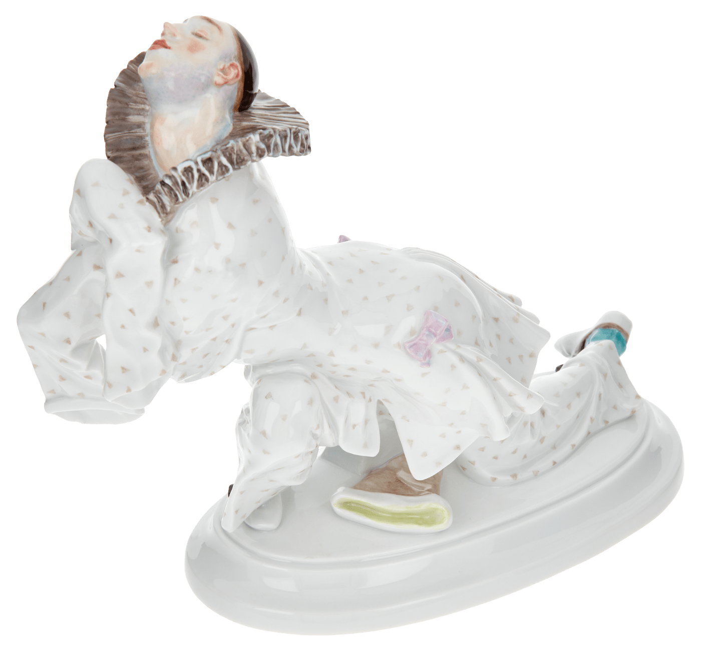 Figur Pierrot, handbemalt, H 18 cm | Meissen Exklusiv - Kollektion 900180 - 73302 - Meissen Weimar