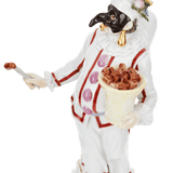 Figur Pulcinella, bunt und gold staffiert, H 19 cm | Meissen Figuren Individuell