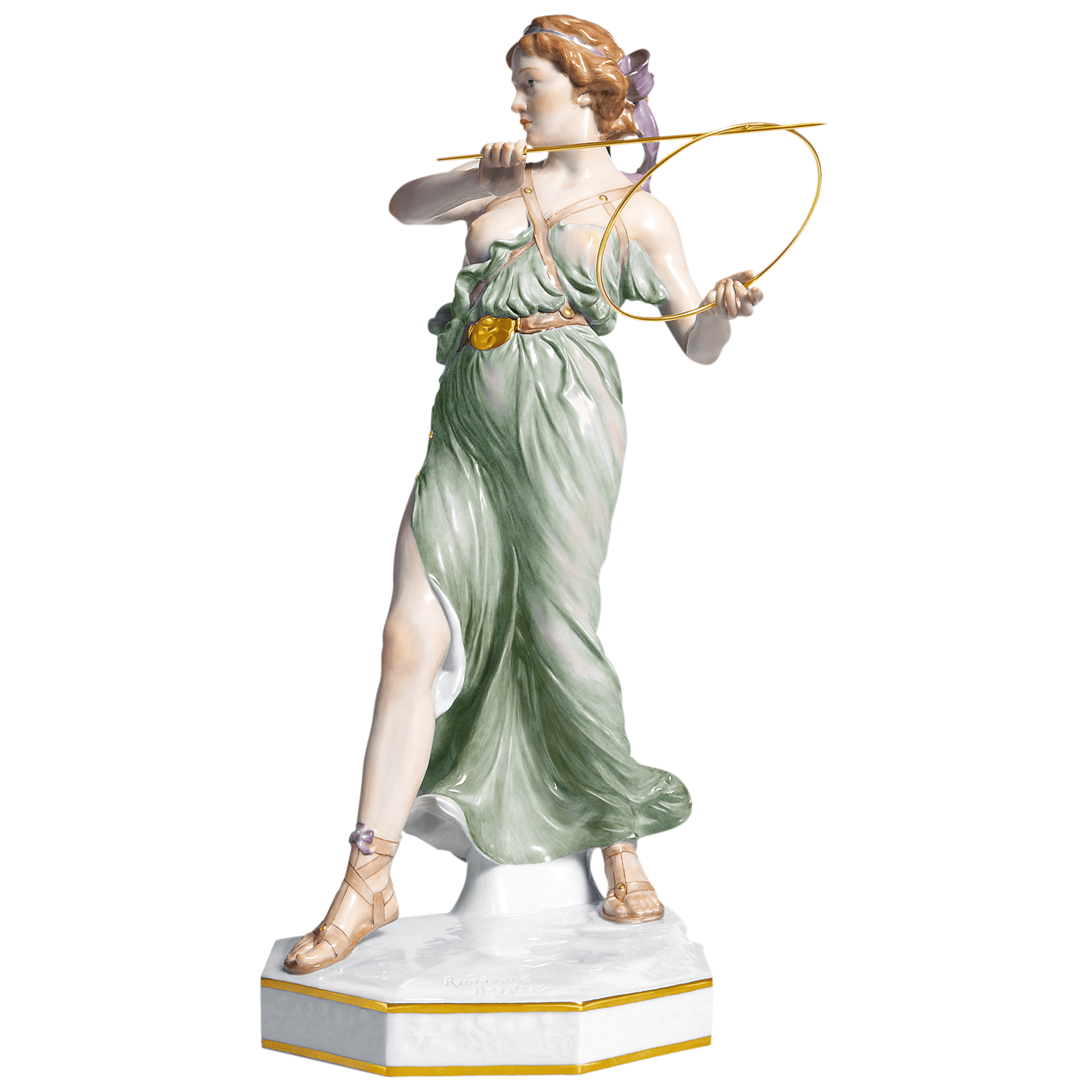 Figur Reifenwerferin H 38 cm | Meissen Exklusiv - Kollektion 900380 - 73m01 - Meissen Weimar