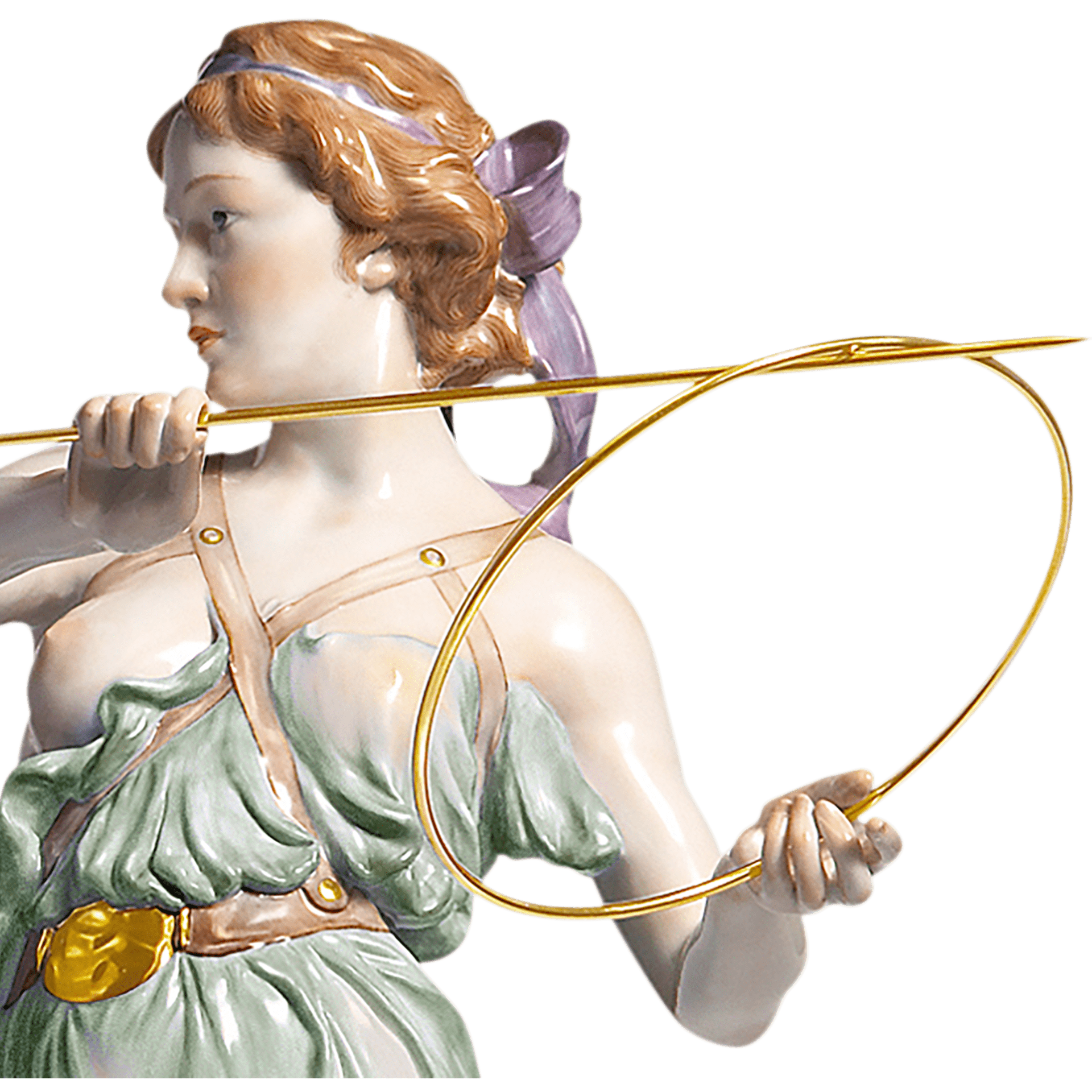 Figur Reifenwerferin H 38 cm | Meissen Exklusiv - Kollektion 900380 - 73m01 - Meissen Weimar