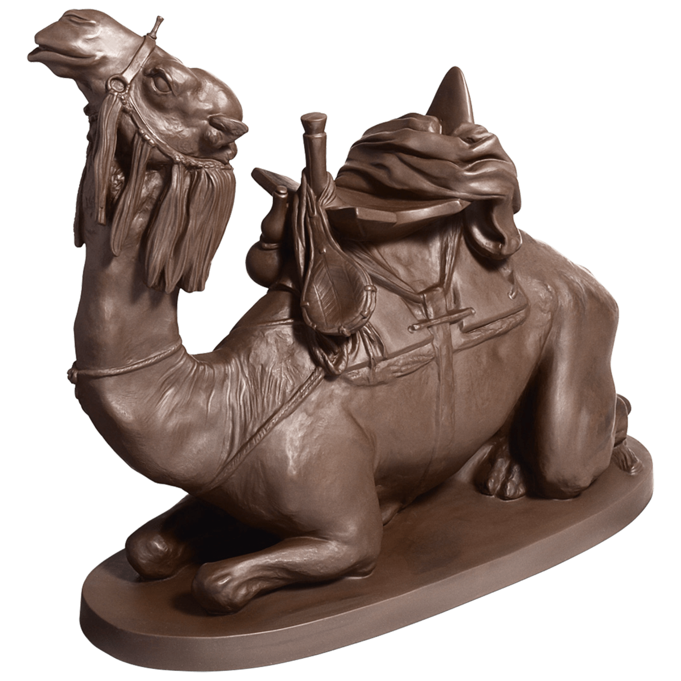Figur Reitkamel, Böttgersteinzeug, H 41 cm | Meissen Exklusiv - Kollektion 949980 - 86209 - Meissen Weimar