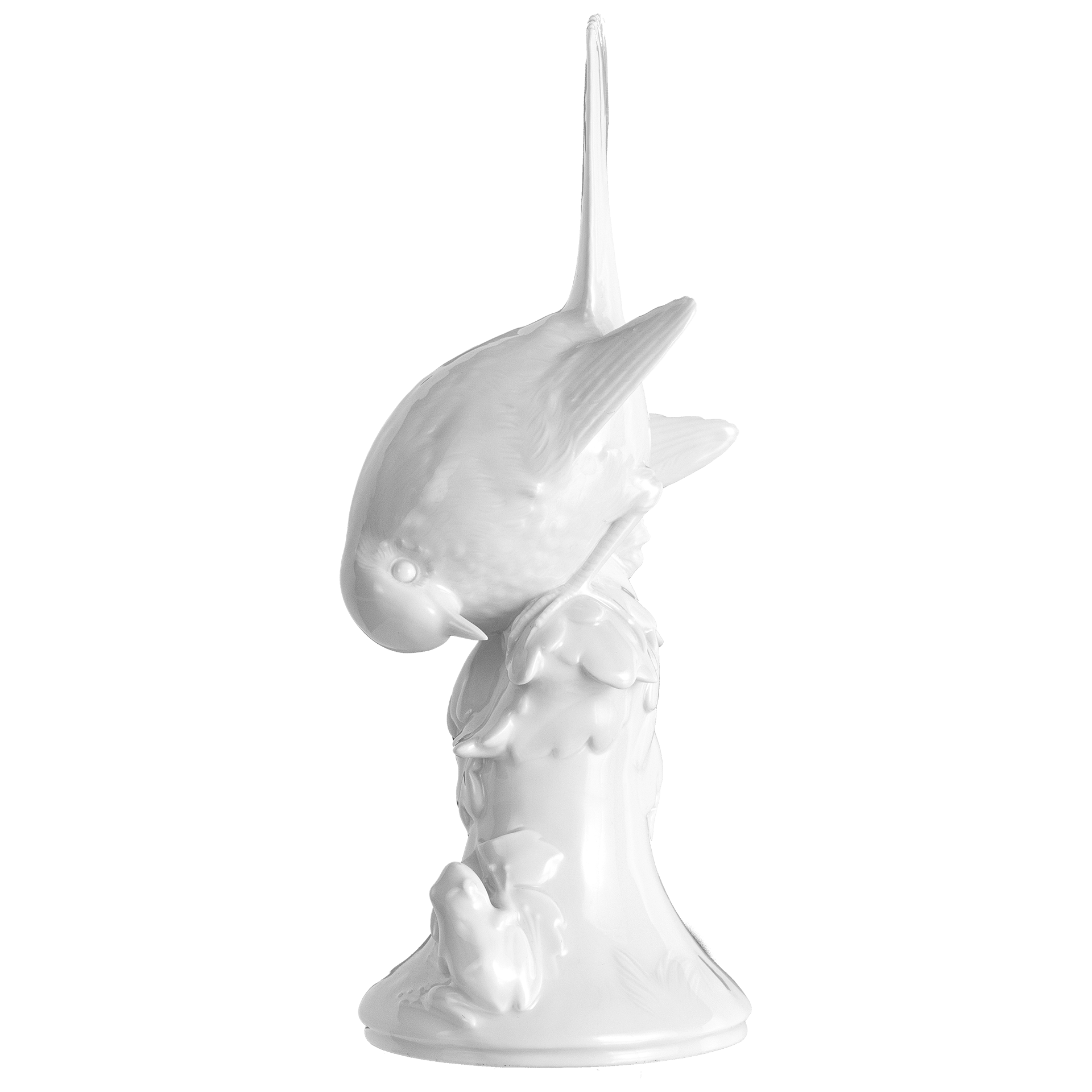 Figur Rotkehlchen Weiß H 17,5 cm | Meissen Figuren Individuell 000001 - 77329 - Meissen Weimar