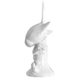 Figur Rotkehlchen Weiß H 17,5 cm | Meissen Figuren Individuell