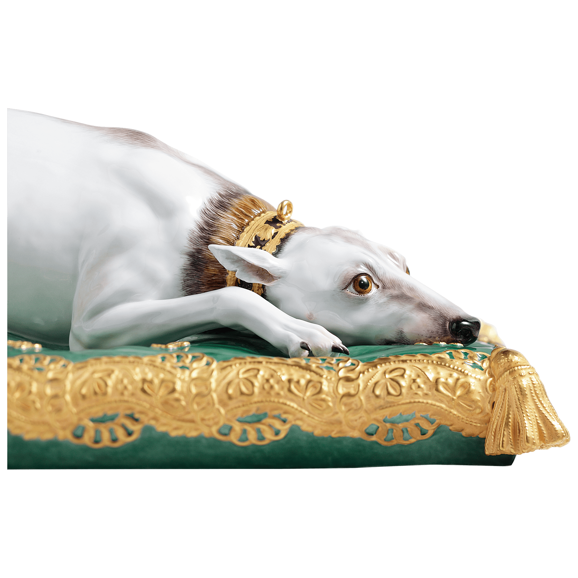 Figur Russischer Windhund, Porzellan, T 42 cm | Meissen Exklusiv - Kollektion 900380 - 78913 - Meissen Weimar