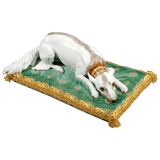 Figur Russischer Windhund, Porzellan, T 42 cm | Meissen Exklusiv-Kollektion