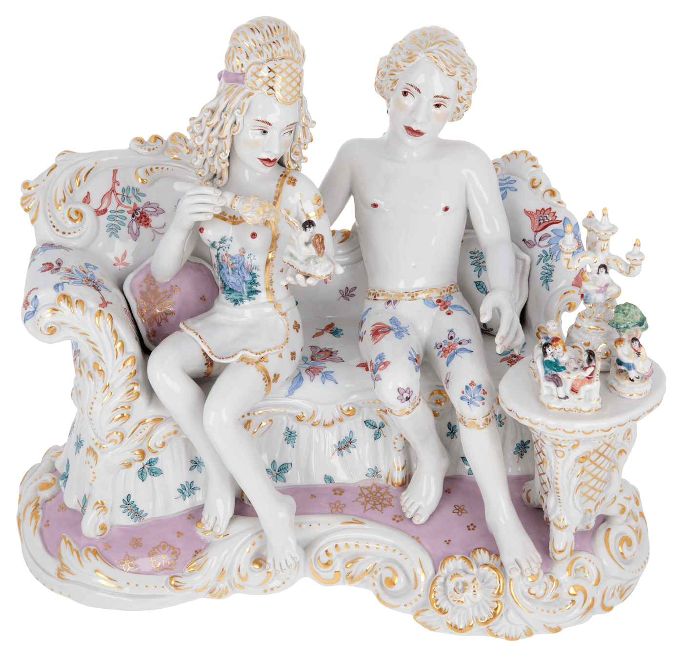 Figur Skulptur H 26 cm | Meissen Figuren Individuell 65c028 - 73695 - Meissen Weimar