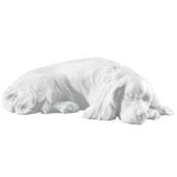 Figur Spaniel Weiß, H 5,5 cm | Meissen Figuren Individuell