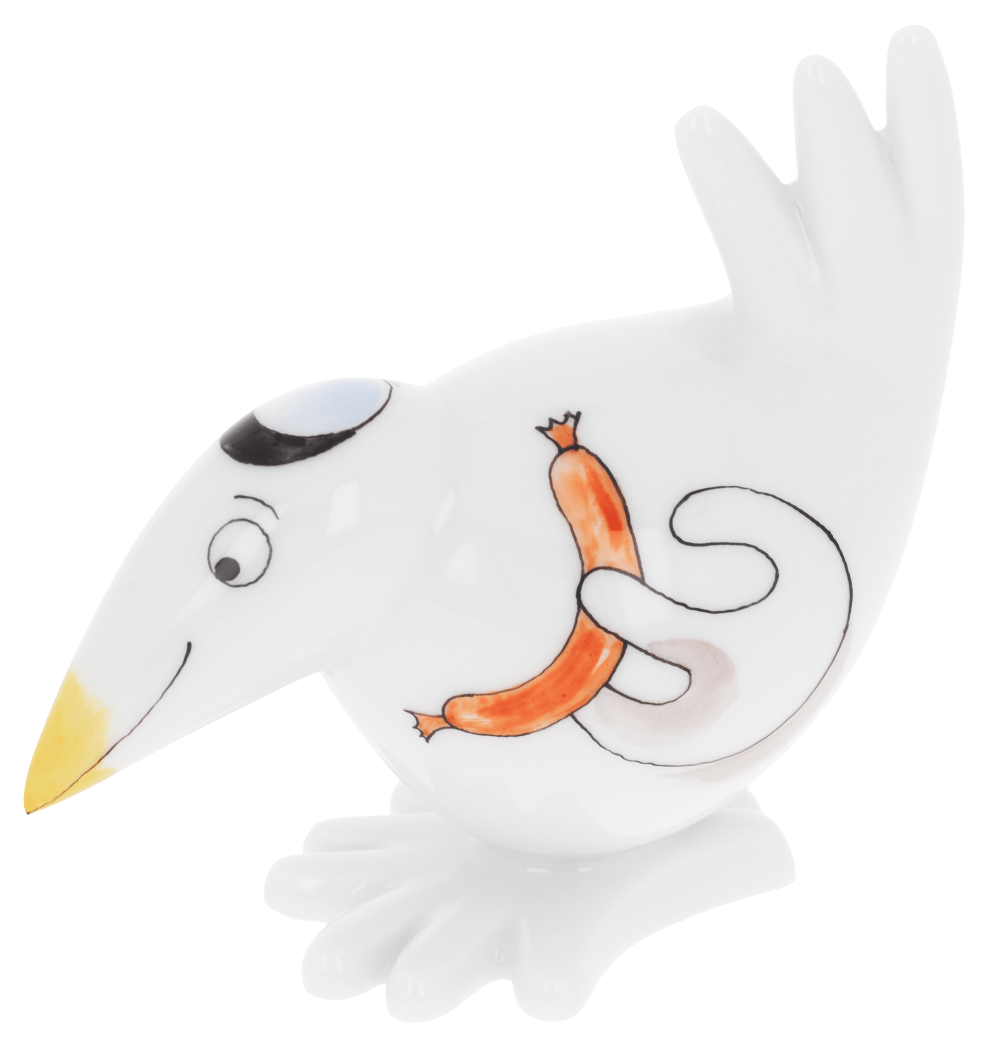 Figur Spaßvogel Beruf Fleischer, H 6,5 cm | Meissen Figuren Individuell 71a216 - 77411 - Meissen Weimar