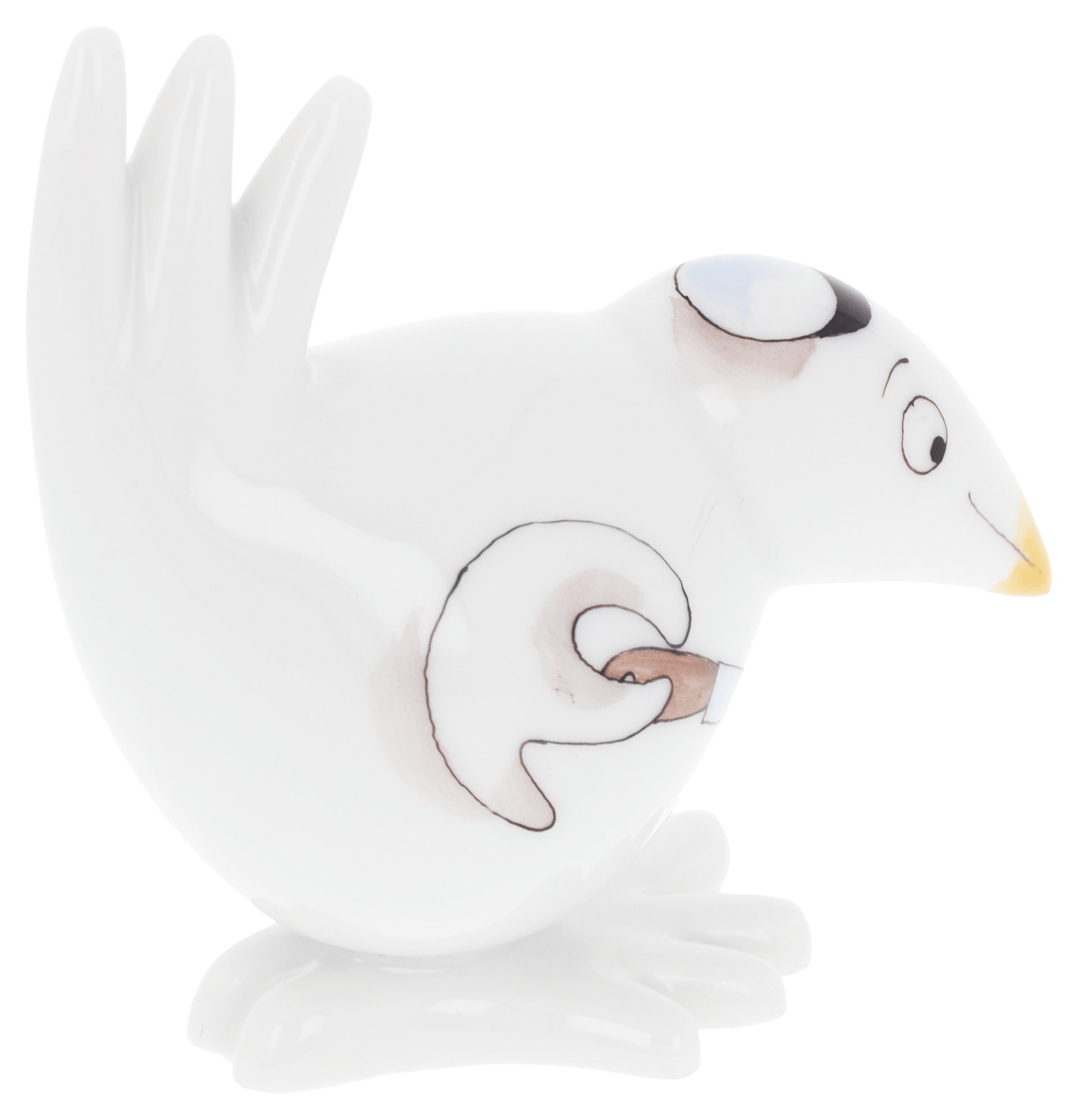 Figur Spaßvogel Beruf Fleischer, H 6,5 cm | Meissen Figuren Individuell 71a216 - 77411 - Meissen Weimar