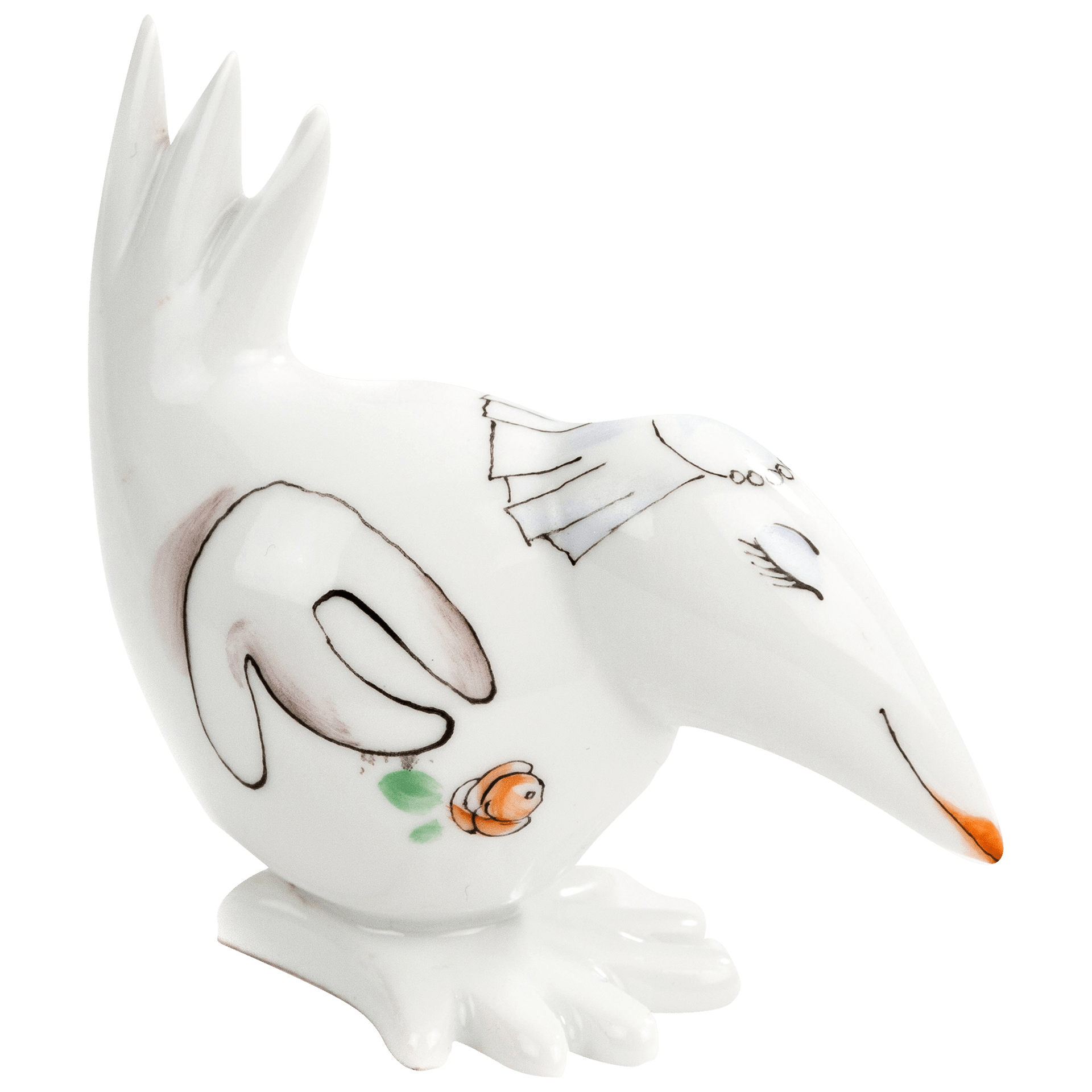 Figur Spaßvogel Braut, H 6,5 cm | Meissen Figuren Individuell 71a212 - 77411 - Meissen Weimar