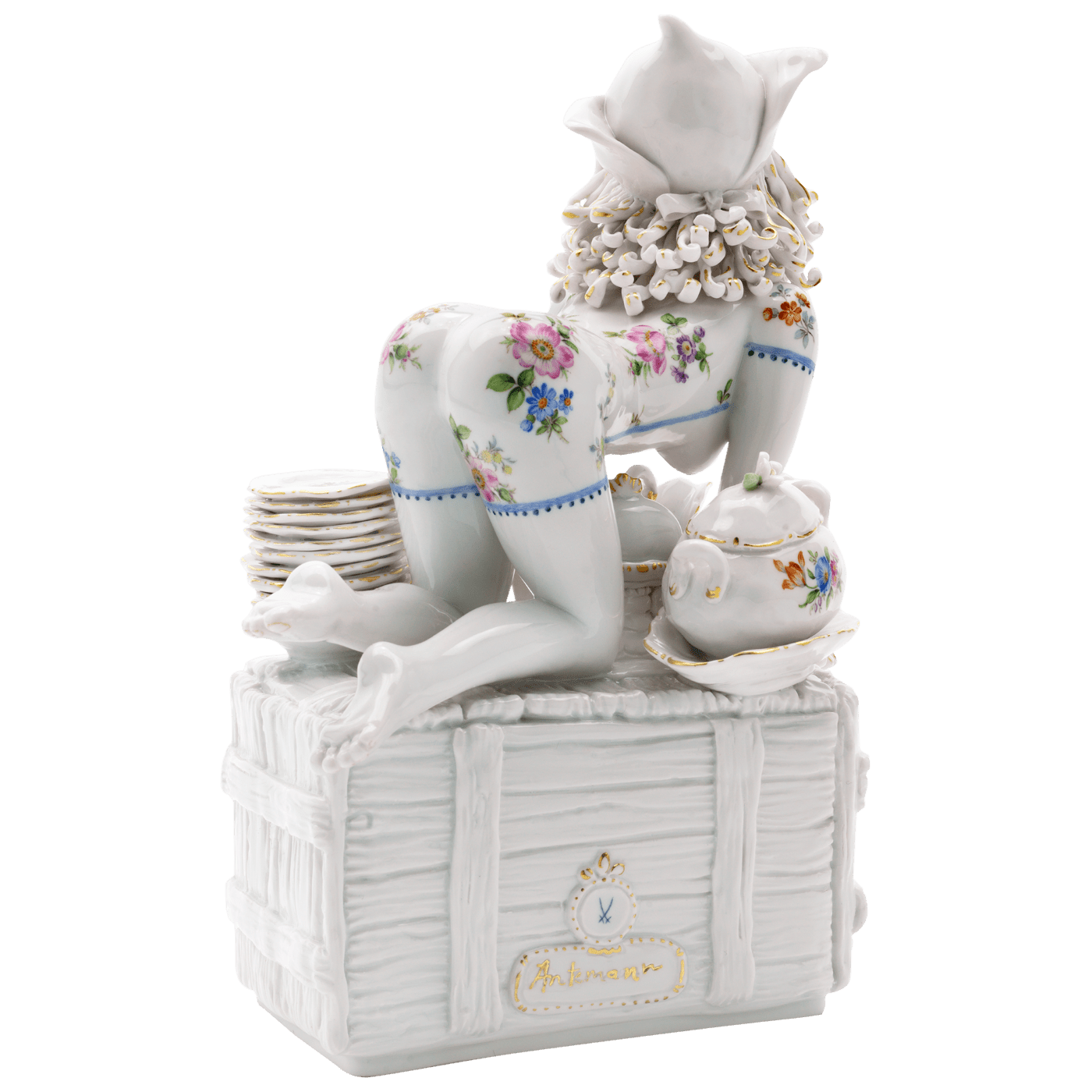 Figur Stow Away, Porzellan, H 22 cm | Meissen Figuren Individuell 65c028 - 73723 - Meissen Weimar