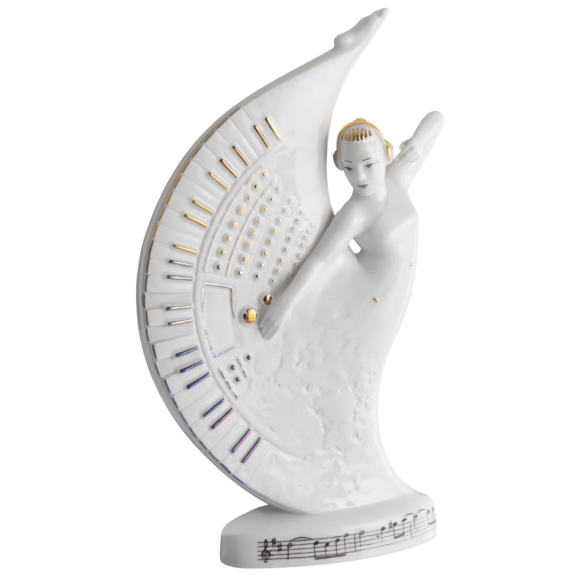 Figur Synthia, H 27 cm | Meissen Figuren - Edition Orchester Kuriosum 90a498 - 78056 - Meissen Weimar
